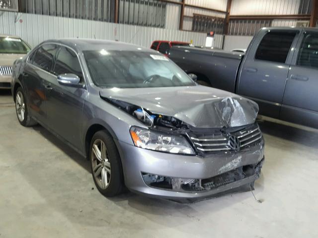 1VWBS7A33EC044615 - 2014 VOLKSWAGEN PASSAT SE GRAY photo 1