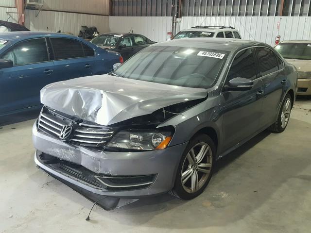 1VWBS7A33EC044615 - 2014 VOLKSWAGEN PASSAT SE GRAY photo 2