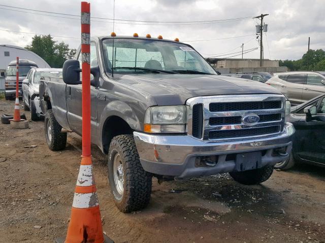 1FTSF31F72EA75179 - 2002 FORD F350 SRW S GRAY photo 1