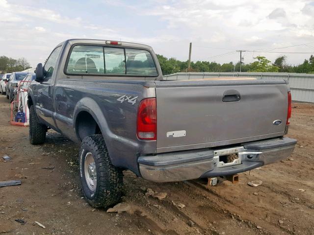 1FTSF31F72EA75179 - 2002 FORD F350 SRW S GRAY photo 3