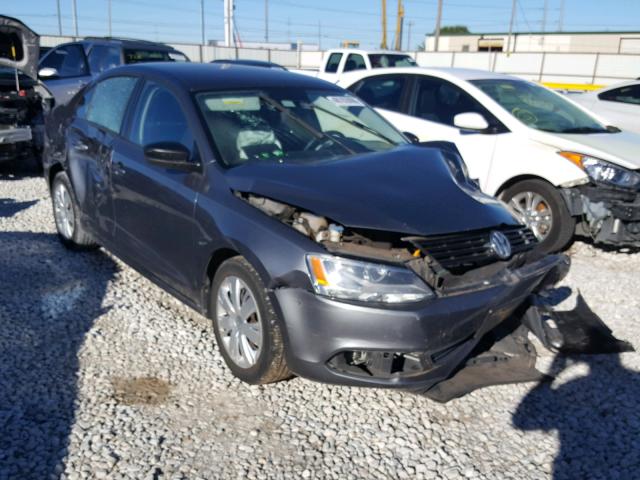 3VW2K7AJ6CM351626 - 2012 VOLKSWAGEN JETTA BASE 灰色 照片 1