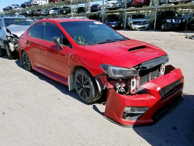 JF1VA1D65F9834573 - 2015 SUBARU WRX PREMIU RED photo 1