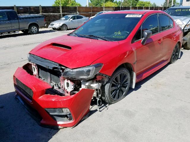 JF1VA1D65F9834573 - 2015 SUBARU WRX PREMIU RED photo 2