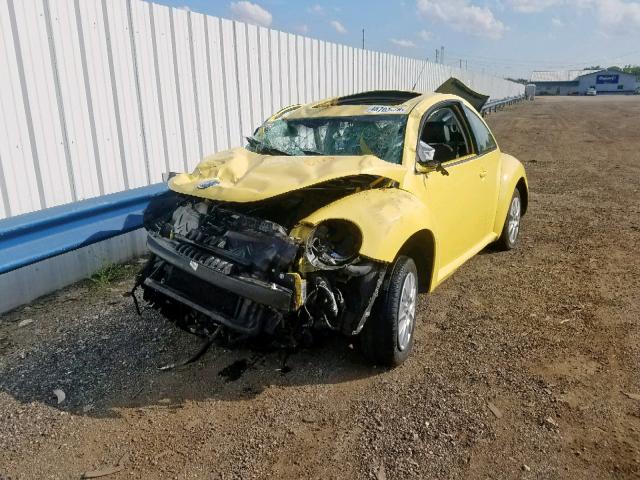 3VWRW31CX9M505888 - 2009 VOLKSWAGEN NEW BEETLE ყვითელი ფოტო 2