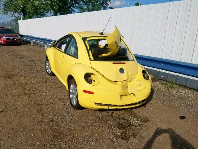 3VWRW31CX9M505888 - 2009 VOLKSWAGEN NEW BEETLE ყვითელი ფოტო 3