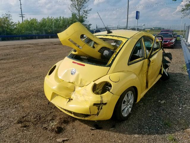 3VWRW31CX9M505888 - 2009 VOLKSWAGEN NEW BEETLE ყვითელი ფოტო 4