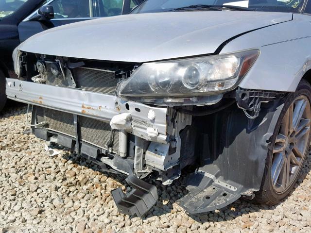 JTKJF5C75B3002443 - 2011 TOYOTA SCION TC ვერცხლისფერი ფოტო 9