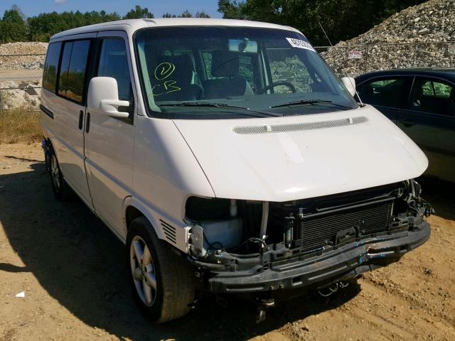 WV2KB47002H094497 - 2002 VOLKSWAGEN EUROVAN GL WHITE photo 1