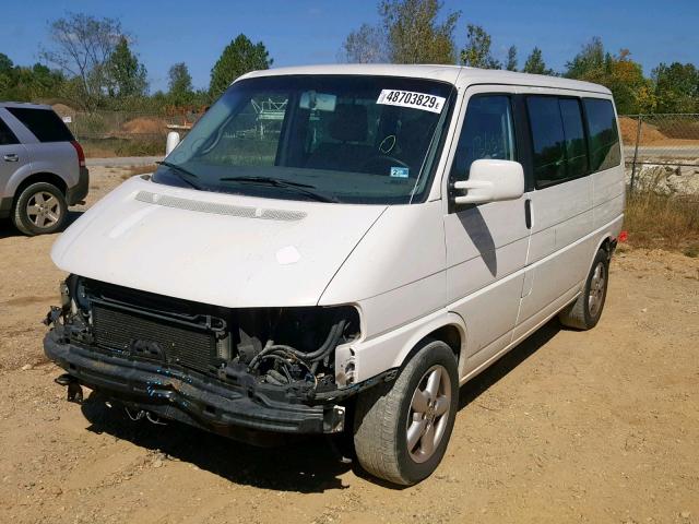 WV2KB47002H094497 - 2002 VOLKSWAGEN EUROVAN GL WHITE photo 2