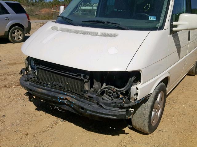 WV2KB47002H094497 - 2002 VOLKSWAGEN EUROVAN GL WHITE photo 9