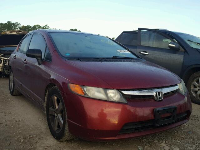 2HGFA16968H535703 - 2008 HONDA CIVIC EXL BURGUNDY photo 1