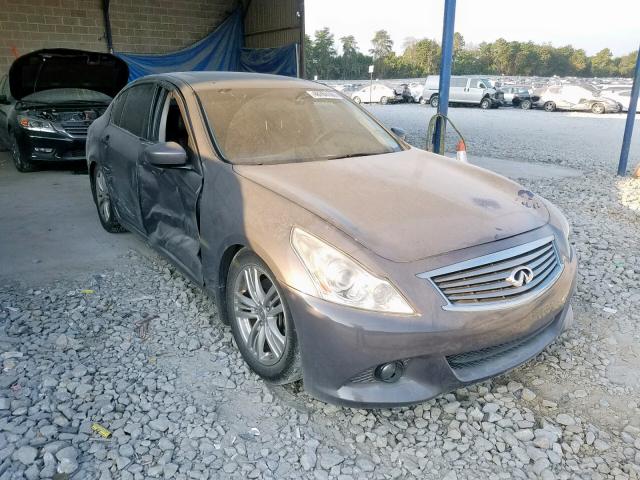 JN1CV6AP2AM409112 - 2010 INFINITI G37 BASE GRAY photo 1