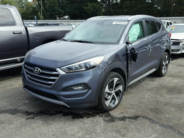 KM8J33AL0JU760117 - 2018 HYUNDAI TUCSON LIM GRAY photo 2