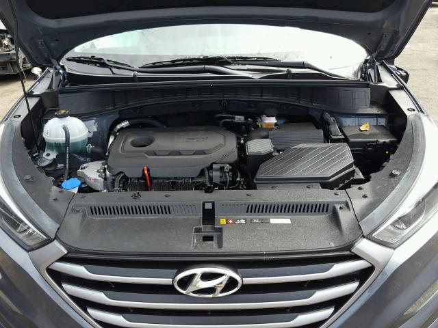 KM8J33AL0JU760117 - 2018 HYUNDAI TUCSON LIM GRAY photo 7