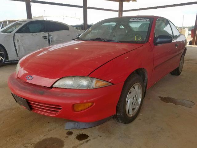 3G1JC1247WS822645 - 1998 CHEVROLET CAVALIER B RED photo 2