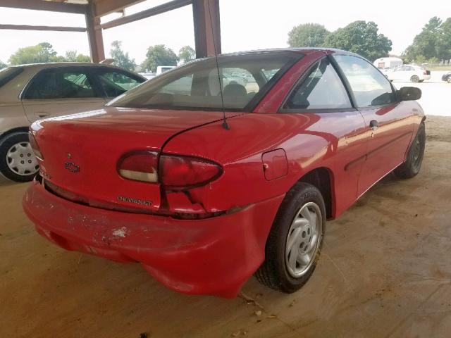 3G1JC1247WS822645 - 1998 CHEVROLET CAVALIER B RED photo 4