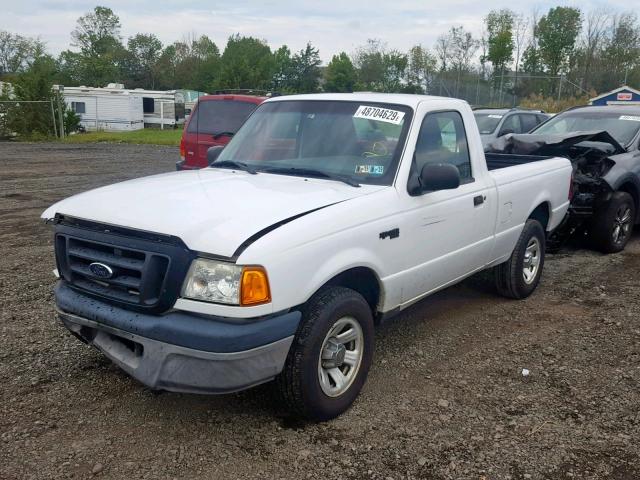 1FTYR10D84PB16559 - 2004 FORD RANGER WHITE photo 2