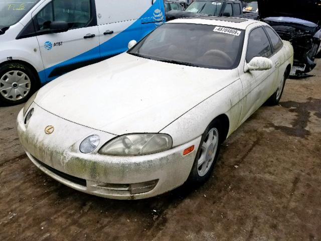 JT8CD32Z4T0035433 - 1996 LEXUS SC 300 WHITE photo 2