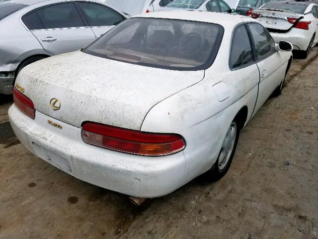 JT8CD32Z4T0035433 - 1996 LEXUS SC 300 WHITE photo 4