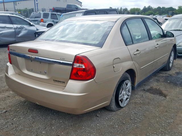 1G1ZS51F56F286069 - 2006 CHEVROLET MALIBU LS GOLD photo 4