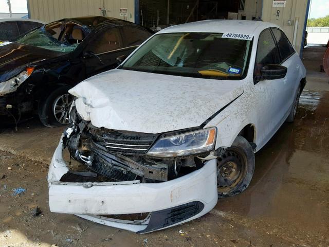 3VW2K7AJ3EM323611 - 2014 VOLKSWAGEN JETTA BASE 白色 照片 2