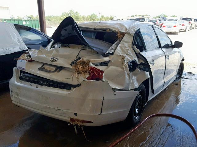 3VW2K7AJ3EM323611 - 2014 VOLKSWAGEN JETTA BASE 白色 照片 4