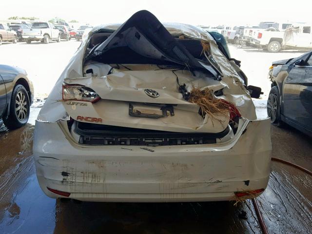 3VW2K7AJ3EM323611 - 2014 VOLKSWAGEN JETTA BASE 白色 照片 9