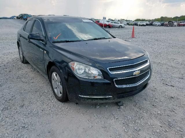 1G1ZF57588F290591 - 2008 CHEVROLET MALIBU HYB BLACK photo 1