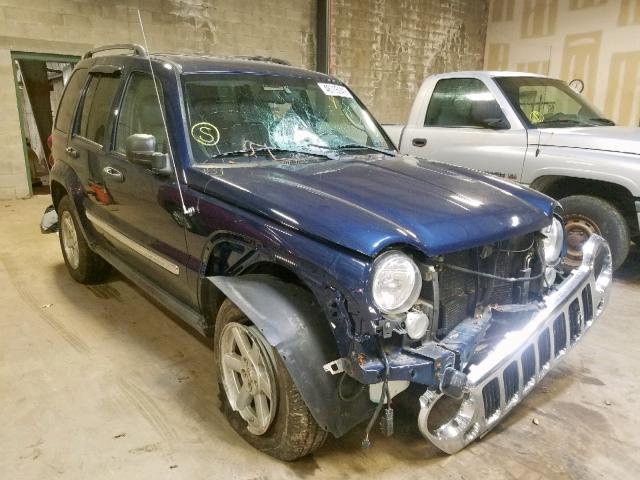 1J4GL58K07W502033 - 2007 JEEP LIBERTY LI BLUE photo 1