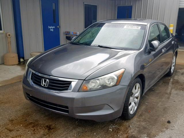 1HGCP26828A091023 - 2008 HONDA ACCORD EXL GRAY photo 2