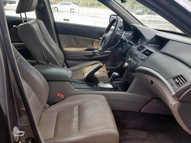 1HGCP26828A091023 - 2008 HONDA ACCORD EXL GRAY photo 5