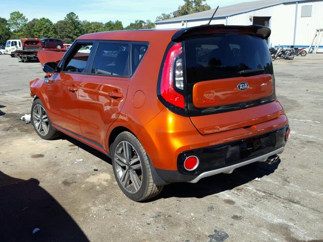 KNDJX3AAXJ7521678 - 2018 KIA SOUL ! ORANGE photo 3