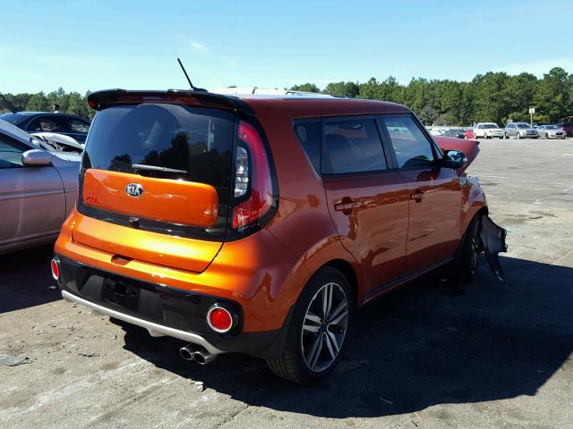 KNDJX3AAXJ7521678 - 2018 KIA SOUL ! ORANGE photo 4