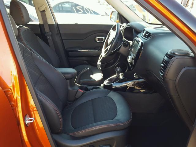 KNDJX3AAXJ7521678 - 2018 KIA SOUL ! ORANGE photo 5