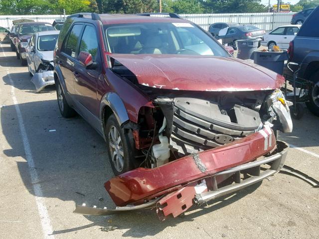 1FMDK05W08GA26749 - 2008 FORD TAURUS X S MAROON photo 1