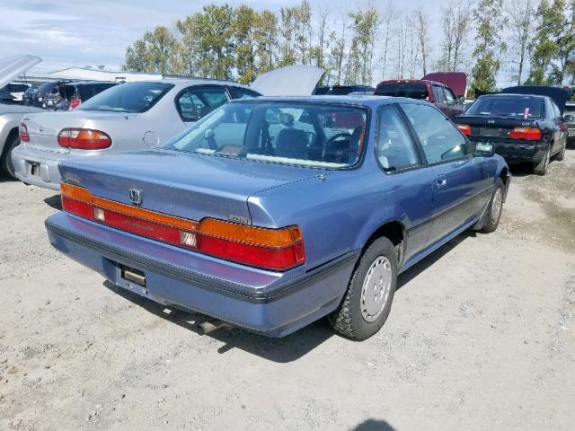 JHMBA4224KC056437 - 1989 HONDA PRELUDE 2. BLUE photo 4