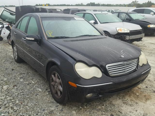 WDBRF84J83F428051 - 2003 MERCEDES-BENZ C 320 4MAT BLACK photo 1