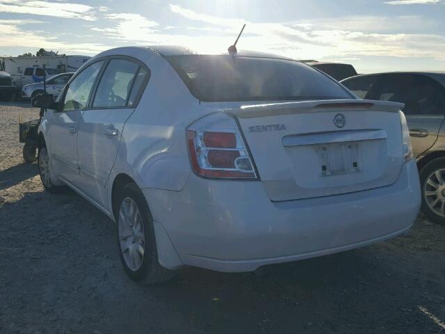 3N1AB6AP5BL726183 - 2011 NISSAN SENTRA 2.0 WHITE photo 3