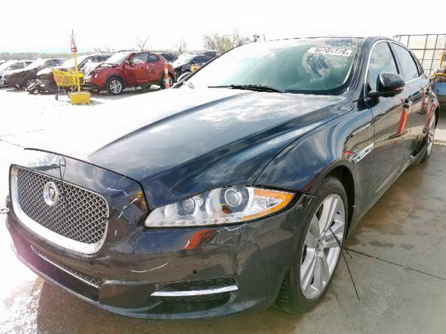 SAJWA2GB3CLV30770 - 2012 JAGUAR XJL BLACK photo 2