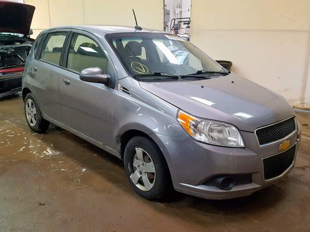 KL1TD6DE1BB153317 - 2011 CHEVROLET AVEO LS GRAY photo 1