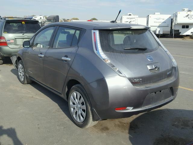 1N4AZ0CP3EC340547 - 2014 NISSAN LEAF S CHARCOAL photo 3