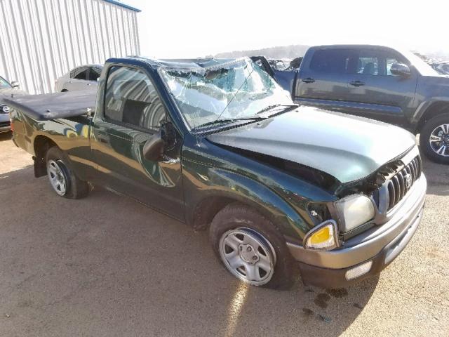 5TENL42N71Z848746 - 2001 TOYOTA TACOMA GREEN photo 1