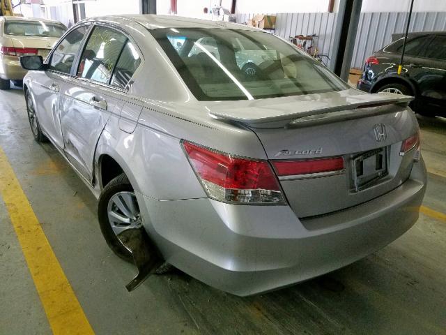 1HGCP2F87BA063340 - 2011 HONDA ACCORD EXL SILVER photo 3