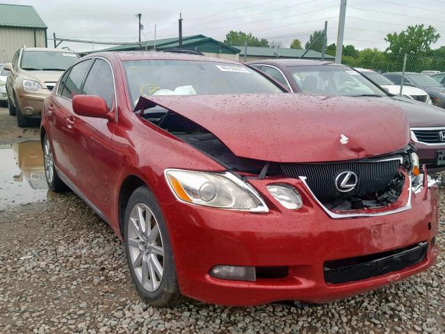 JTHCH96SX60007581 - 2006 LEXUS GS 300 RED photo 1