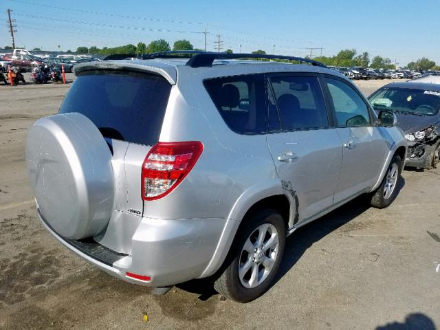 2T3DK4DV1BW051739 - 2011 TOYOTA RAV4 LIMIT SILVER photo 4