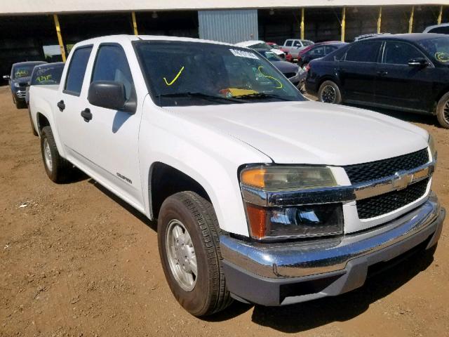 1GCCS136558223284 - 2005 CHEVROLET COLORADO WHITE photo 1