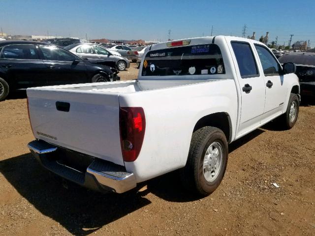 1GCCS136558223284 - 2005 CHEVROLET COLORADO WHITE photo 4