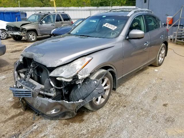 JN1AJ0HR1AM757863 - 2010 INFINITI EX35 BASE SILVER photo 2