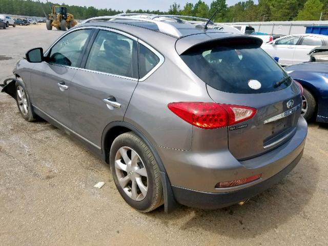JN1AJ0HR1AM757863 - 2010 INFINITI EX35 BASE SILVER photo 3