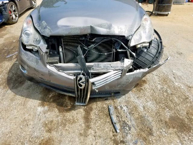 JN1AJ0HR1AM757863 - 2010 INFINITI EX35 BASE SILVER photo 9